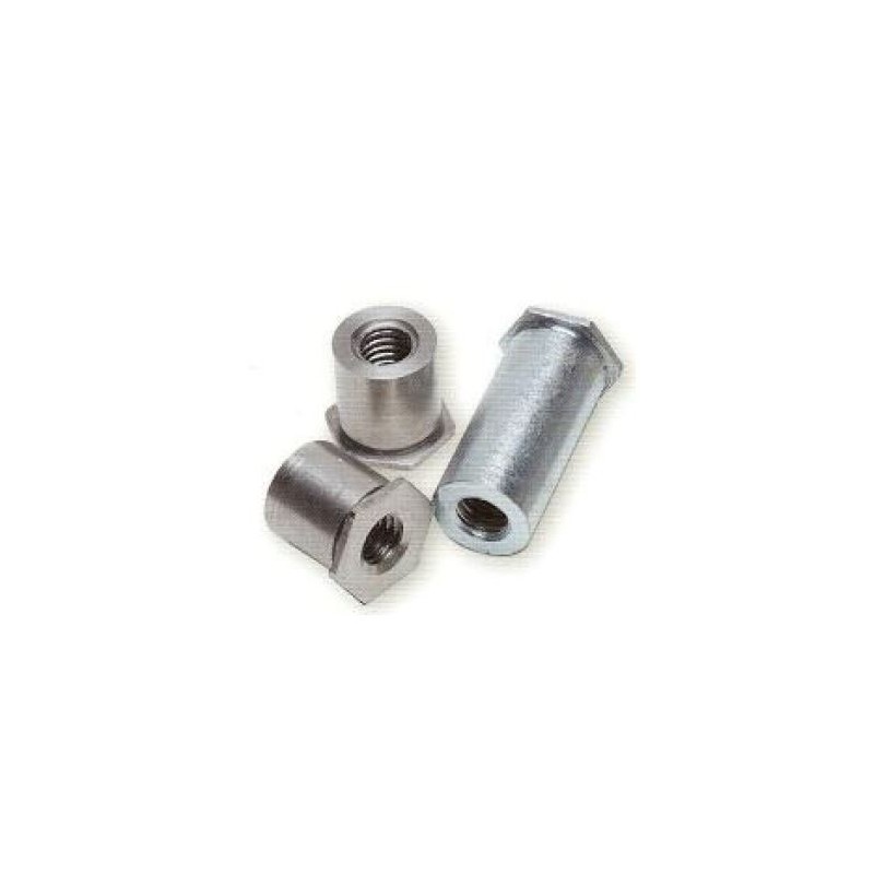 Colonnettes à sertir ACIER M4x12 - 5.4 - Ouvert Colonnettes à sertir ACIER M4x12 - 5.4 - Ouvert